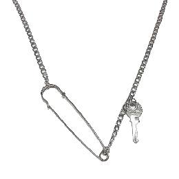 Trendywoobi Pin & Key Necklace
