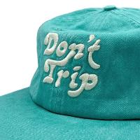 Free & Easy DON'T TRIP WASHED STRAPBACK CAP - TEAL