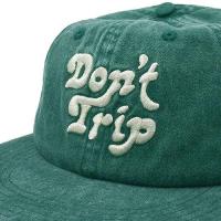 Free & Easy DON'T TRIP WASHED STRAPBACK CAP - GREEN