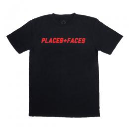 PLACES+FACES Colour Logo T-Shirt / Red