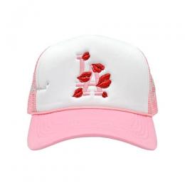 LA ROPA LA TO LIVE AND FLY IN TRUCKER HAT WHITE/PINK