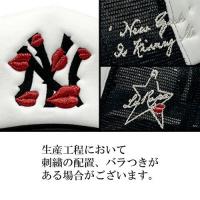 LA ROPA NY IS KISSING ME TRUCKER HAT WHITE/BLACK