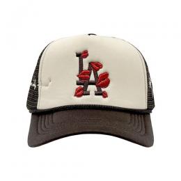 LA ROPA LA TO LIVE AND FLY IN TRUCKER HAT BROWN/SAND