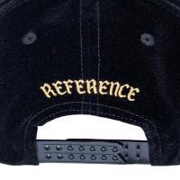 REFERENCE NY CRYSTALS SNAPBACK CAP BLACK VELOUR