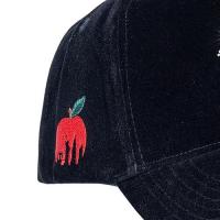 REFERENCE NY CRYSTALS SNAPBACK CAP BLACK VELOUR