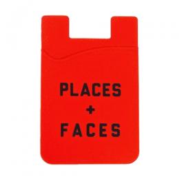 PLACES+FACES P+F CARD HOLDER / RED