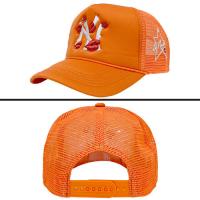 LA ROPA NY IS KISSING ME TRUCKER HAT ORANGE