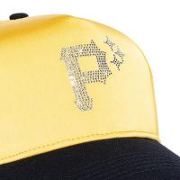REFERENCE STIRATES CRYSTALS SNAPBACK CAP YELLOW SATIN/BLACK