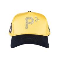 REFERENCE STIRATES CRYSTALS SNAPBACK CAP YELLOW SATIN/BLACK