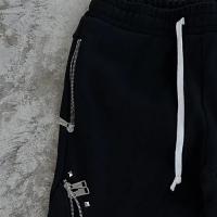 DEMIK EXCLUSIVES STUDDED 3X ZIP FLARED SWEATS