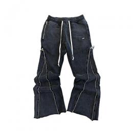 DEMIK EXCLUSIVES SHADOW 3X ZIP FLARED SWEATS