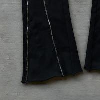 DEMIK EXCLUSIVES ONYX 3X ZIP FLARED SWEATS
