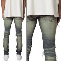 mnml X555 CRYSTAL SKINNY DENIM - BLUE/PINK