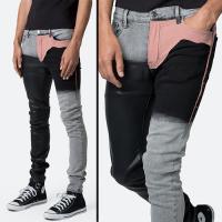 mnml X596 PATCHED SKINNY DENIM - MULTI