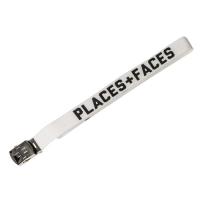 PLACES+FACES ”P+F” BELT / WHITE