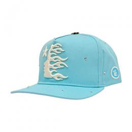 HELLSTAR RHINESTONE SNAPBACK BABY BLUE