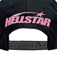 HELLSTAR NY RHINESTONE SNAPBACK PINK