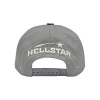 HELLSTAR RHINESTONE SNAPBACK GREY