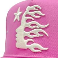 HELLSTAR RHINESTONE SNAPBACK PINK