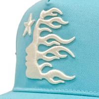 HELLSTAR RHINESTONE SNAPBACK BABY BLUE