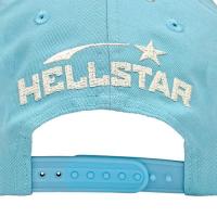 HELLSTAR RHINESTONE SNAPBACK BABY BLUE