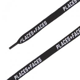 PLACES+FACES ”P+F” SHOELACE / BLACK