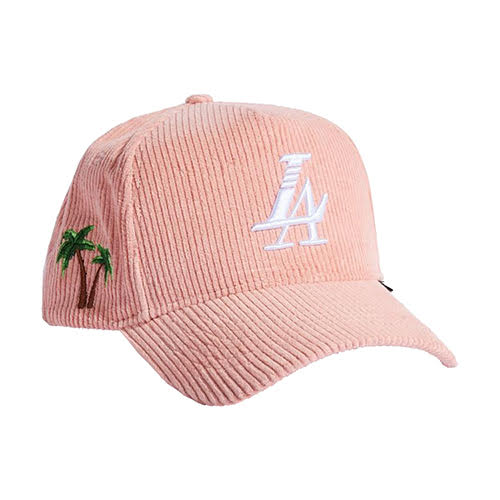 REFERENCE PARADISE LA CORDUROY SNAPBACK CAP BLUSH
