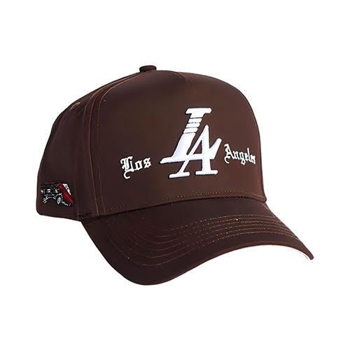 REFERENCE LA VIDA SNAPBACK CAP BROWN