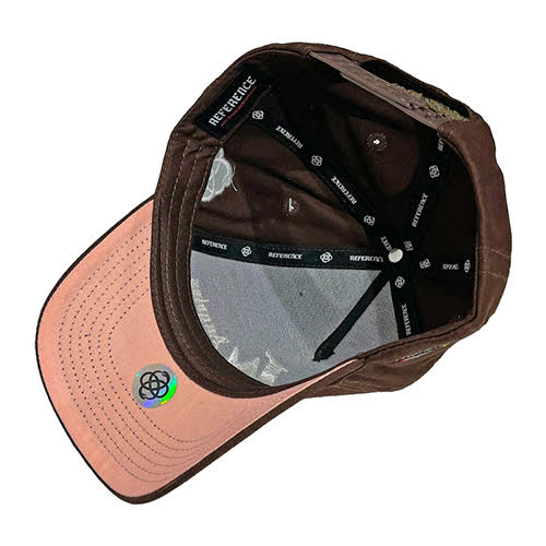 REFERENCE LA VIDA SNAPBACK CAP BROWN