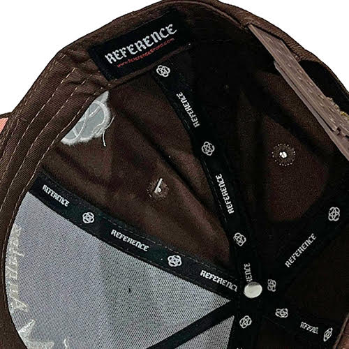 REFERENCE LA VIDA SNAPBACK CAP BROWN