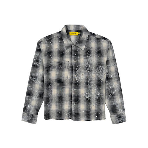GUAPI CLOUD GREY CROSS FLANNEL