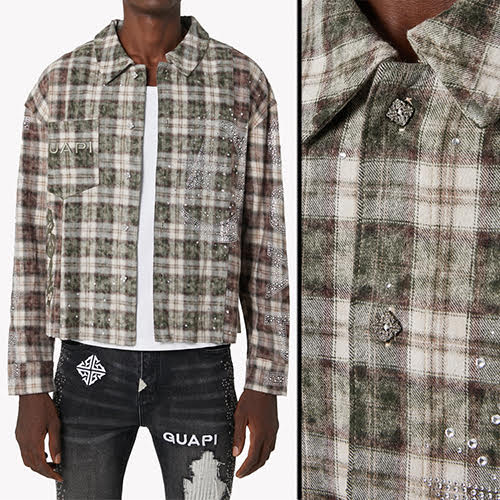 GUAPI MOCHA CRESCENT FLANNEL
