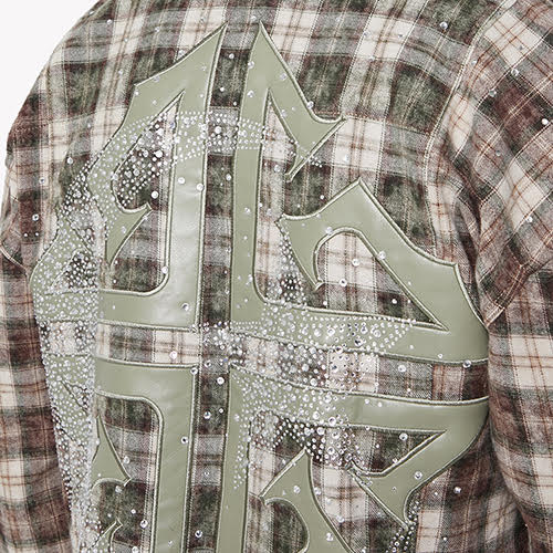 GUAPI MOCHA CRESCENT FLANNEL