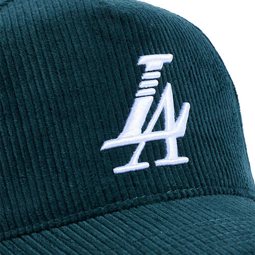 REFERENCE PARADISE LA CORDUROY SNAPBACK CAP EMERALD GREEN