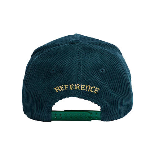 REFERENCE PARADISE LA CORDUROY SNAPBACK CAP EMERALD GREEN
