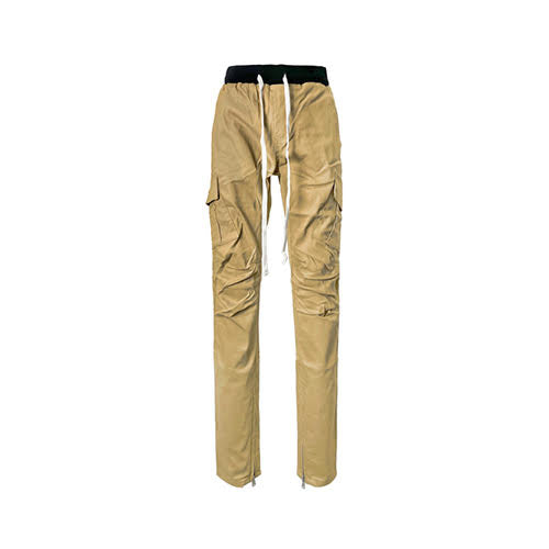 mnml CARGO DRAWCORD PANTS - KHAKI
