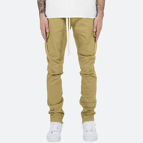 mnml CARGO DRAWCORD PANTS - KHAKI