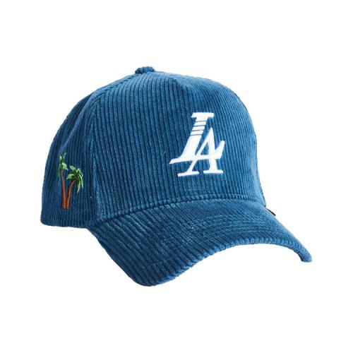 REFERENCE PARADISE LA CORDUROY SNAPBACK CAP BLUE