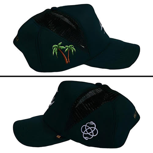REFERENCE PARADISE LA TRUCKER CAP BLACK