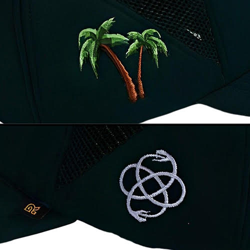 REFERENCE PARADISE LA TRUCKER CAP BLACK