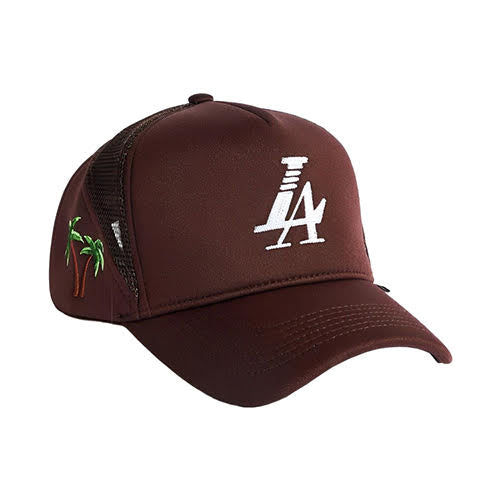 REFERENCE PARADISE LA TRUCKER CAP BROWN
