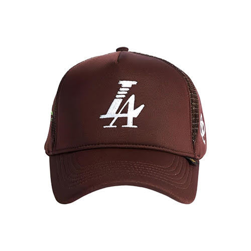 REFERENCE PARADISE LA TRUCKER CAP BROWN
