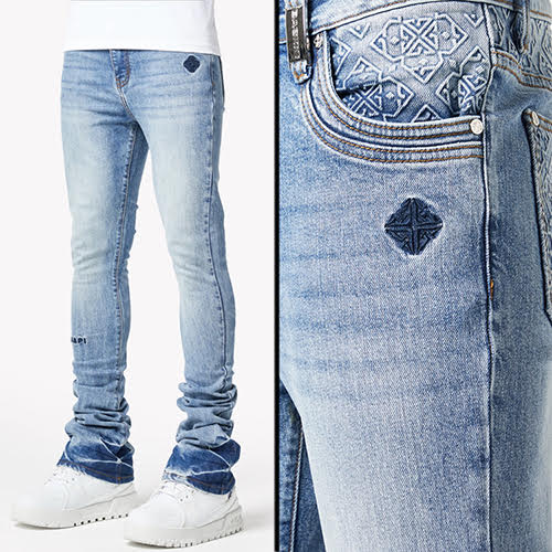 GUAPI PACIFIC BLUE BASICS STACKED DENIM