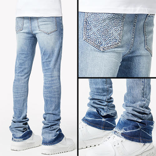 GUAPI PACIFIC BLUE BASICS STACKED DENIM