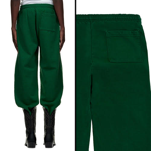 SP5DER HUNTER GREEN WEB SWEATPANT