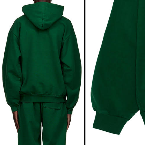 SP5DER HUNTER GREEN WEB HOODIE