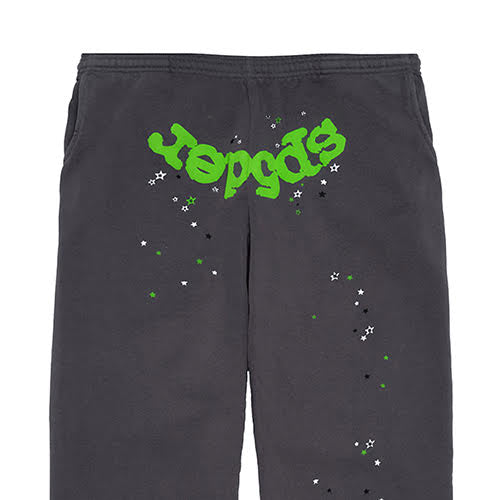 SP5DER GREY WAIT WEB SWEATPANT