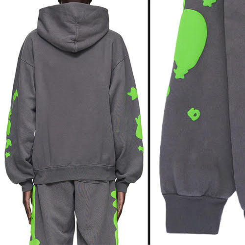 SP5DER SLATE GREY BELUGA HOODIE