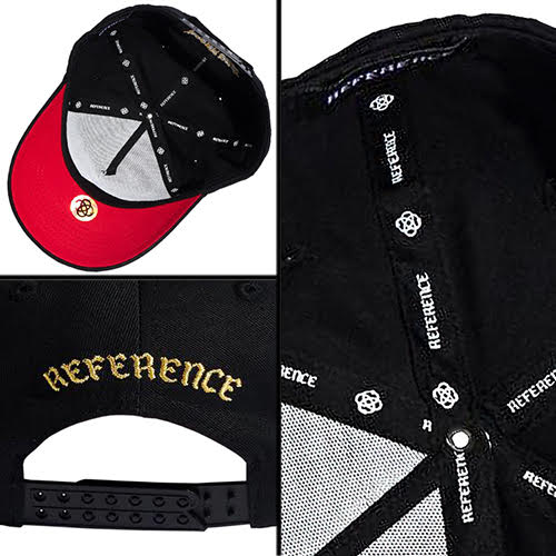REFERENCE LA VIDA SNAPBACK CAP BLACK
