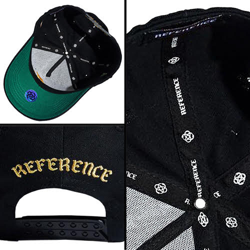 REFERENCE PARADISE LA SNAPBACK CAP BLACK YELLOW